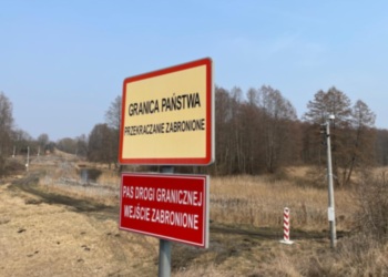 Ponad 1800 prób nielegalnego przekroczynia granicy od początku 2025 .