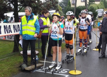 Dobre lokaty narciarek SkiTeamu Sokółka na Mistrzostwach Polski w biegach na nartorolkach w Marklowicach