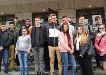 Uczniowie ZSZ w Teatrze im. A. Węgierki w Białymstoku