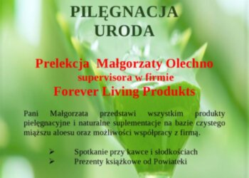 Aloes - zdrowie, pielęgnacja, uroda  - prelekcja Małgorzaty Olechno w Klubie Senior+