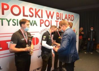 Sokólscy bilardziści sezon 2021  zainaugurowali  srebrnym medalem w Grand Prix Polski