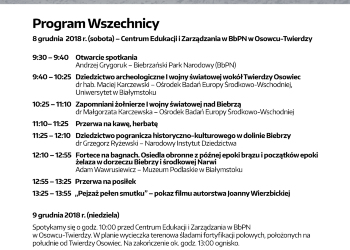 Wszechnica Biebrzańska 8-9 grudnia