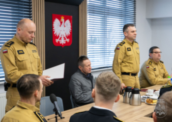 Podsumowanie roku 2024 przez Powiatową Państwową Straż Pożarną w Sokółce.