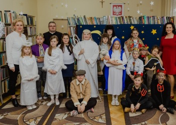 Spotkanie opłatkowe w bibliotece