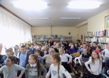 Zimowy konkurs recytatorski w bibliotece