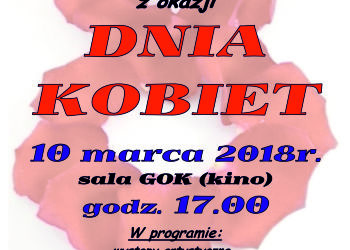 Zaproszenie na koncert z okazji Dnia Kobiet w Krynkach