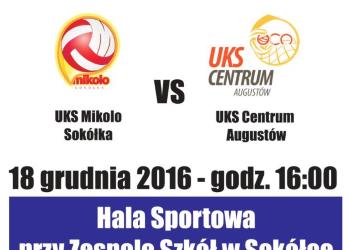 Już w ten weekend: UKS Mikolo Sokółka - UKS Centrum Augustów!