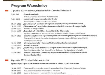 7 - 8 grudnia br. zapraszamy na 71. Wszechnicę Biebrzańską