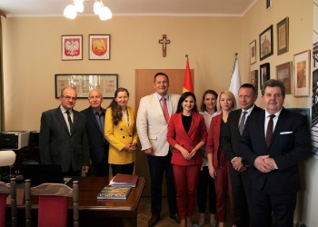 Litewska delegacja z wizytą w Starostwie