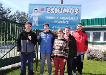Wycieczka zawodoznawcza do Chłodni „Eskimos” w Sokółce