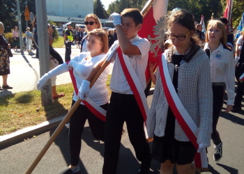 Uczniowie SOSW na XIX Międzynarodowym Marszu Pamięci Zesłańców Sybiru w Białymstoku.