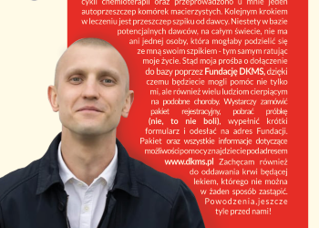 Dołącz do bazy poprzez Fundację DKMS