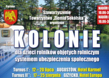 Kolonie dla dzieci rolników - Augustów i Giżycko