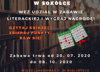 Literackie bingo - zaproszenie do udziału w akcji