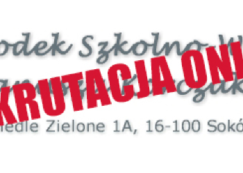 REKRUTACJA DO SOSW - DROGĄ ELEKTRONICZNĄ!