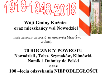 Obchody 70. rocznicy powrotu wsi kuźnickich do Polski