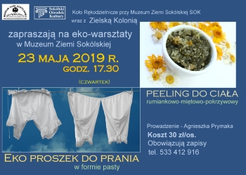 Warsztaty EKO-PROSZEK DO PRANIA I PEELING