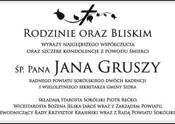 Wyrazy najgłębszego współczucia