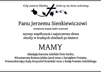 Wyrazy najgłębszego współczucia