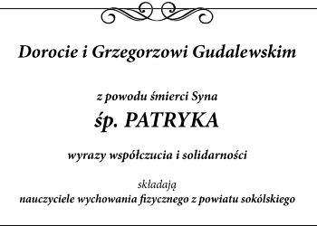 Wyrazy współczucia