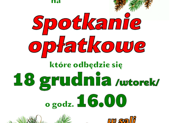Spotkanie opłatkowe