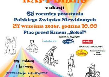 Happening z okazji Dnia Białej Laski