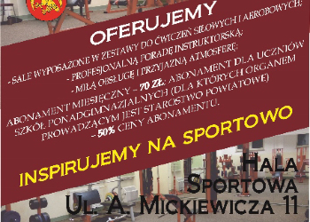 Zapraszamy na siłownię!