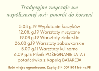 Tradycyjne zwyczaje we współczesnej wsi - powrót do korzeni