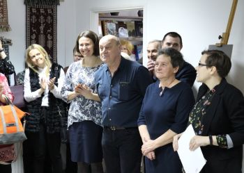 Danuta Radulska, Mirosław Piechowski w Muzeum Ziemi Sokólskiej