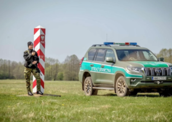 W weekend w okolicach Krynek migranci próbowali przedostać się przez Świsłocz.