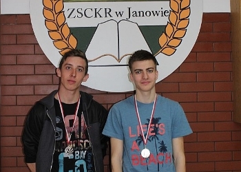 Sukces uczniów ZSCKR w Janowie